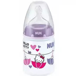 شیشه شیر ناک مدل NUK Hello Kitty PP