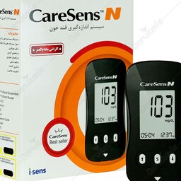 دستگاه تست قند خون  caresense کرسنس  با 25 عدد نوار