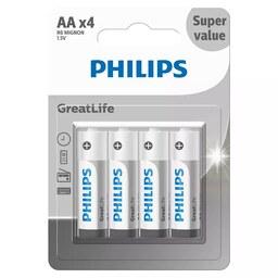 باتری قلمی فیلیپس مدل گریت لایف R06G4B40 بسته چهار عددی