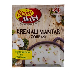 سوپ قارچ خامه ای Bizim Mutfak وزن 65 گرم