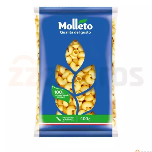 پاستا با فرم چیفری شیاردار Molleto وزن 400 گرم