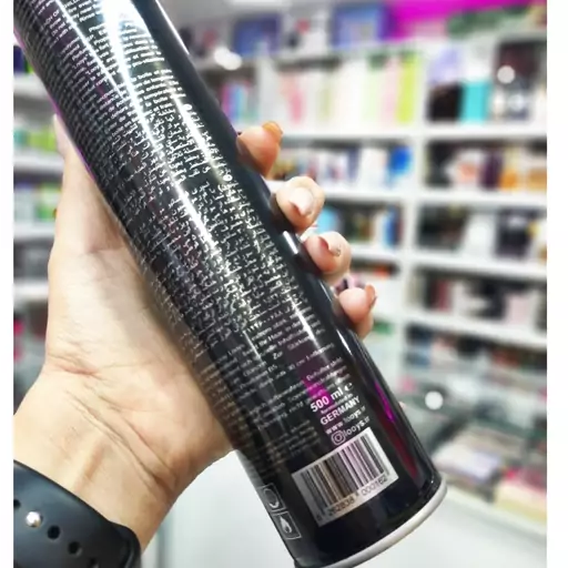 اسپری نگهدارنده حالت مو لوئیز مشکی محصول ایران Looys hair Spray