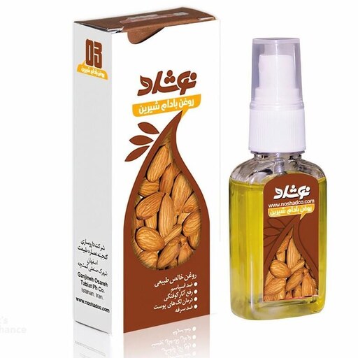 روغن بادام شیرین نوشاد 37 میل