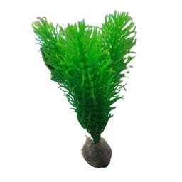 گیاه مصنوعی شویدی 3 شاخه در سایز کوچک به رنگ سبز