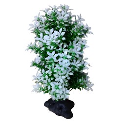 گیاه مصنوعی درختی متوسط رنگ سبز سفید