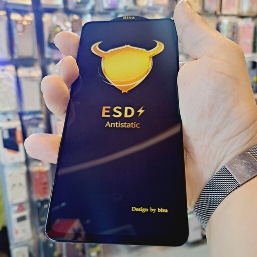 گلس گوشی - note 9s-9pro-poco x3-A71-انتی استاتیک