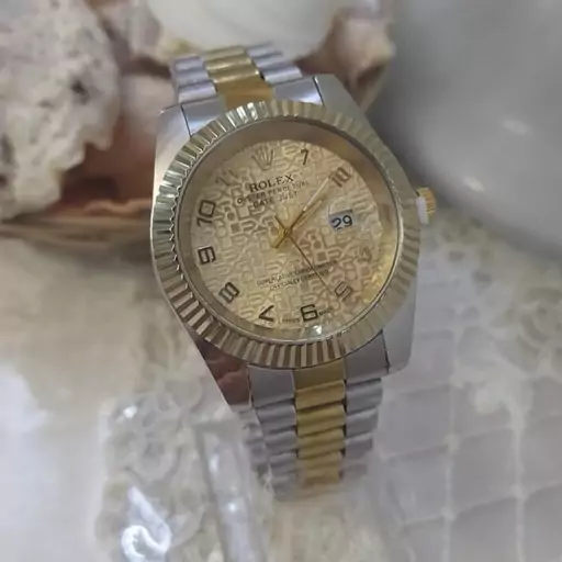 ساعت مردانه رولکس Rolex طلایی