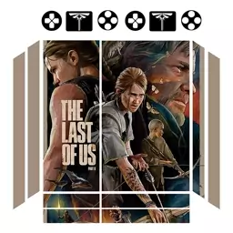 اسکین(برچسب)Playstation 4-مدل فت -طرحLAST OF US -کد02-سفارشی