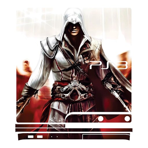 اسکین(برچسب)Playstation 3-مدل اسلیم-طرحassassins creed -کد01-سفارشی