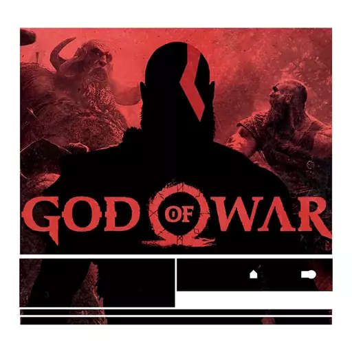 اسکین(برچسب)Playstation 3-مدل فت-طرحGOD OF WAR-کد01-سفارشی