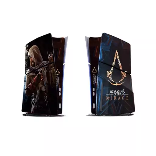 اسکین(برچسب)Playstation 5-مدل اسلیم  دیسک خور-طرحassassins creed -کد13-سفارشی