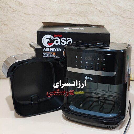 سرخ کن بدون روغن سوپر کاسا 9.5 لیتر دو المنت مدل Casa-8951 با ارسال رایگان