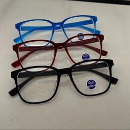 عینک بلوکات بدون نمره، محافظ چشم در برابر اشعه ماورا بنفش و نور آبی مانیتور و صفحه نمایش گوشی کیفیت عالی مدل 3140