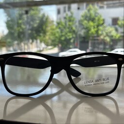 عینک بلوکات بدون نمره، محافظ چشم در برابر اشعه ماورا بنفش و نور آبی مانیتور و صفحه نمایش گوشی کیفیت عالی مدل 342