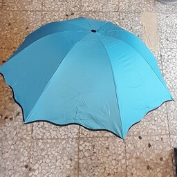 چترتاشوجیبی چترمسافرتی چتریکنفره چتر 2رنگ دانشجویی چتر آبی 