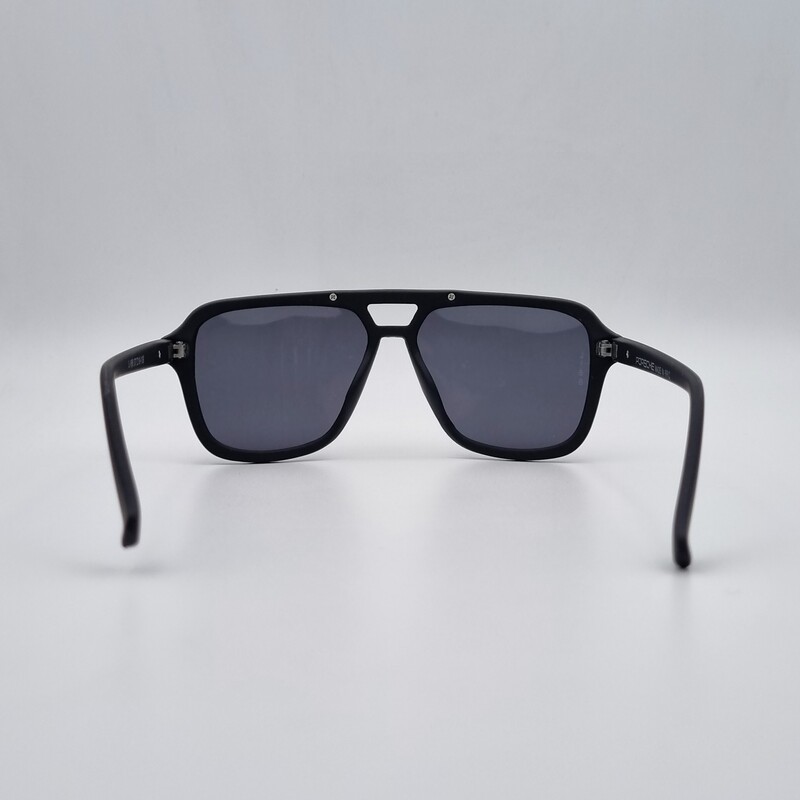عینک آفتابی پلاریزه مارک پورش دیزاین رنگ مشکی مدل مربع اسپرت مردانه و زنانه 