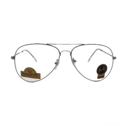 فریم عینک طبی مارک ریبن رنگ نقره ای مدل خلبانی اسپرت مردانه و زنانه 