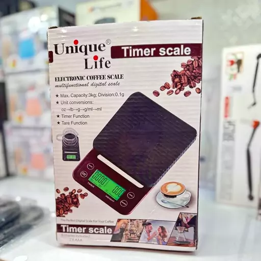 ترازو تایمر دار (اسکیل باریستا) Unique home timer scale