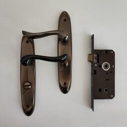 مجموعه قفل و  دستگیره سرویسی   1115 مخصوص درب چوبی