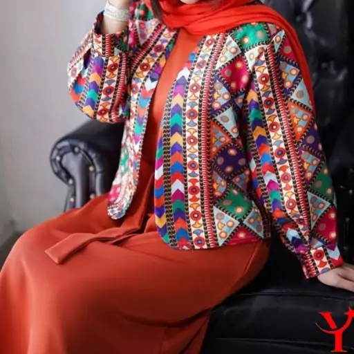 کت و سارافون زنانه جنس سارافون تترون و جنس کت مازراتی