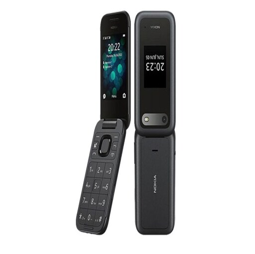 گوشی موبایل Nokia مدل 2660 Flip دو سیم کارت  مشکی رنگ  اصلی 