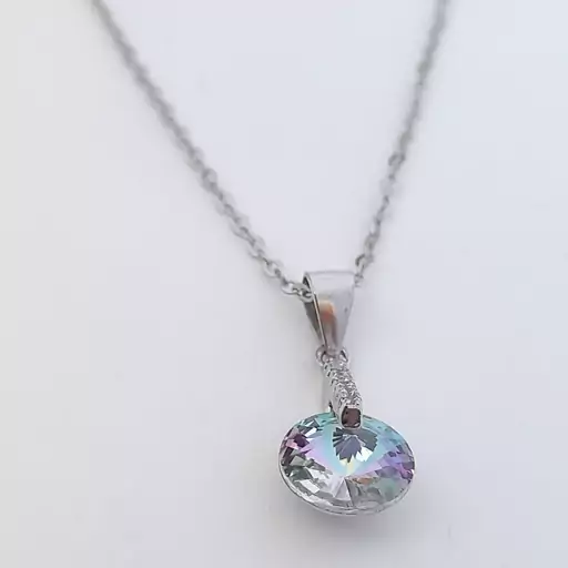 گردنبند نقره زنانه  925 عیار سوارسکی اصلی swarovski  فوق خاص