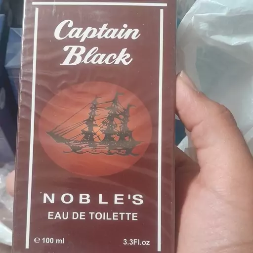 ادکلن NOBLES CAPITAN BLACK کاپیتان بلک ارزان اقتصادی 100 میل 