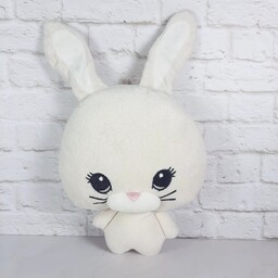 عروسک پولیشی خرگوش برندبسیار زیبا با کیفیت ، اجزای صورتش گلدوزی شده ، ضد حساسیت،قابل شستشو ست