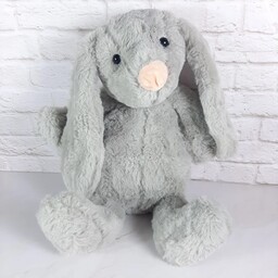 عروسک خارجی پولیشی خرگوش بسیار باکیفیت و زیبا،خز نررررم ابریشمی،داخلش شن داره،نرم و بغلی،قابل شستشوست.