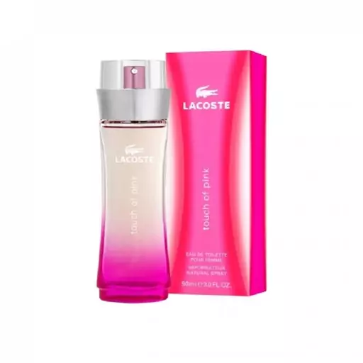 عطر گرمی خالص زنانه لاگوست لاکوست صورتی LACOSTE touch of pink مقدار یک گرم