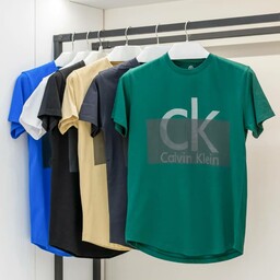 تیشرت مردانه یقه گرد طرح Ck دارای رنگبندی و سایز بندی l.xl.xxl با ضمانت رنگ و آبرفت