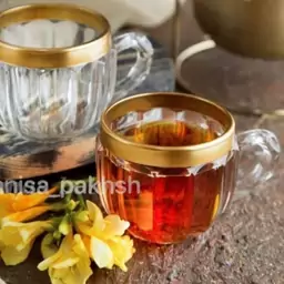 سرویس چای خوری  لب طلا