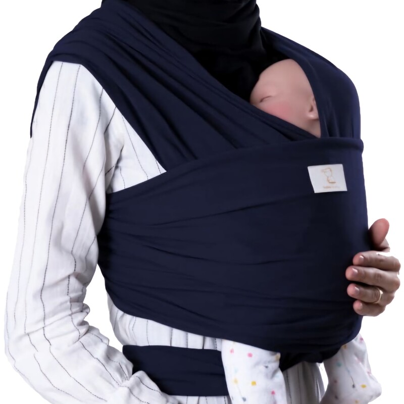 آغوشی پارچه ای نوزاد فامَر بِیبی رنگ سورمه ای  (آغوشی گره ای)