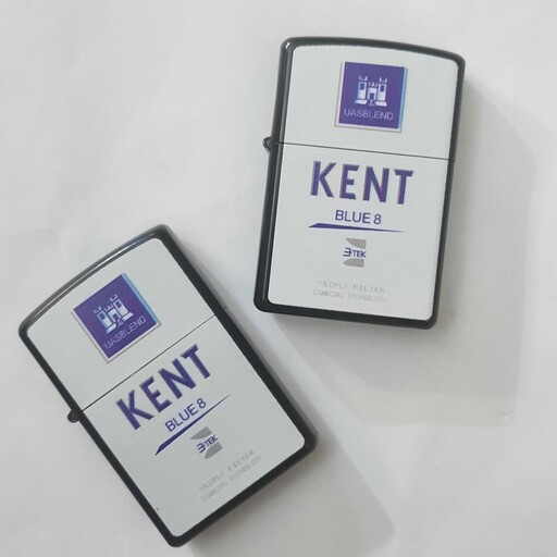 فندک بنزینی زیپو ZIPPO طرح کنت KENT BLUE 8