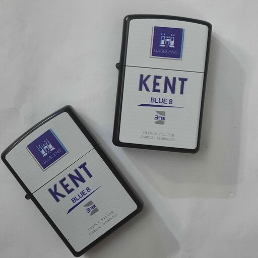 فندک بنزینی زیپو ZIPPO طرح کنت KENT BLUE 8