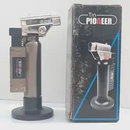 فندک تمام فلزی تورچ گازی مدل TIN Pioneer Torch