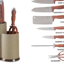 سرویس چاقو آشپزخانه لایف اسمایل مدل NSEL 3 1  