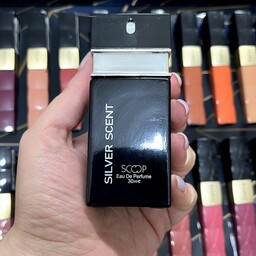 عطر مردانه اسکوپ مدل silver scent حجم 30 میلی لیتر رایحه گرم و شیرین

