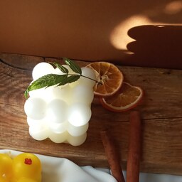 شمع روبیک ارتفاع 5سانت، با رنگ دلخواه شما قابل سفارش هست