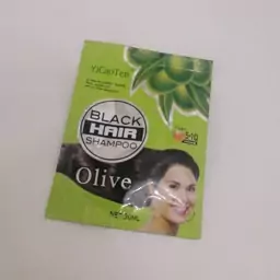 شامپو رنگ مشکی زیتون Yicaoten olive