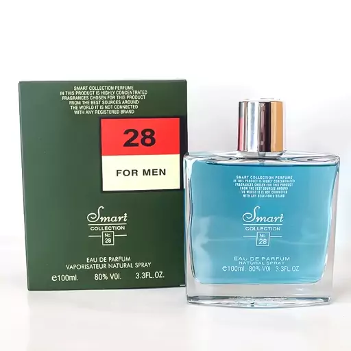 ادکلن 100 میل اسمارت کالکشن هوگو سبز کد 28 اصلی - عطر مردانه Smart Collection No28