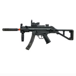 اسباب بازی تفنگ شارژی تیر ژله ای و تیر فومی بزرگ مدل MP5K Black Gel Blaster