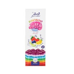 پودر ژله رنگین کمان 4 طعم 400 گرم فرمند(پس کرایه)