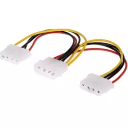 کابل برق 4 پین molex کد 9999 طول 0.20 متر