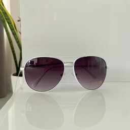 عینک زنانه سفید برند وارداتی اورجینال یووی400.عینک آفتابی دخترانه