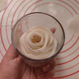 شمع گل رز دست ساز 