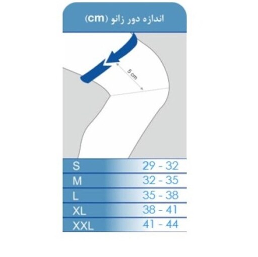 زانوبند چهارفنره نئوپرن چیپسو رنگ مشکی (دارای سایز)