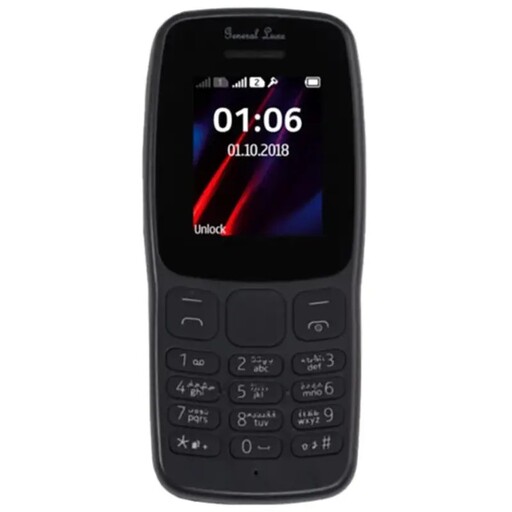 گوشی موبایل جنرال لوکس مدل 106 ( 24 ماه گارانتی ، کد رجیستر)