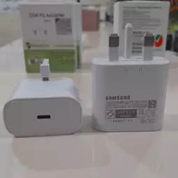 کلگی سوپر فست شارژر 25 واتی سامسونگ samsung ضمانت گارانتی دار سرکی شارژر توربو سریع سرجعبه ای سرکارتنی 25w TA800