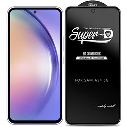 محافظ صفحه نمایش ، گلس مدل Super D مناسب برای گوشی موبایل سامسونگ Galaxy A54 5G ، گلس A54